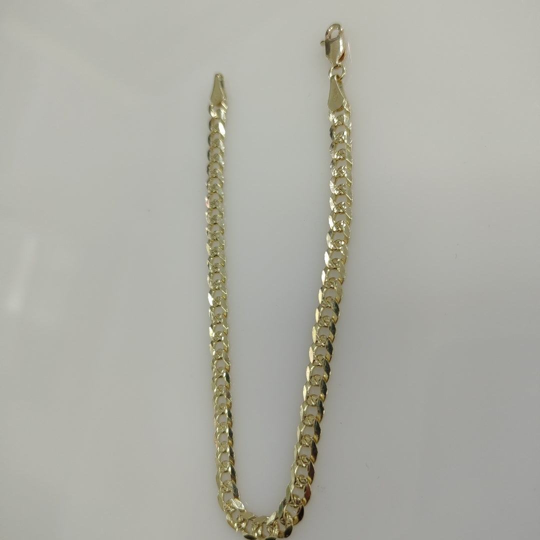 PULSERA BARBADA 14K 21 CM 7.5 GR (NUEVO)