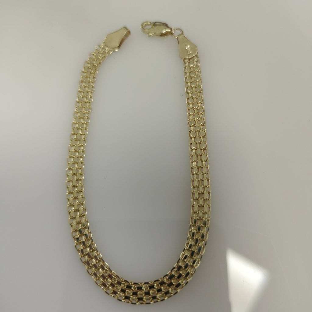 PULSERA ESPECIAL 14K 18 CM 4.6 GR (NUEVO)