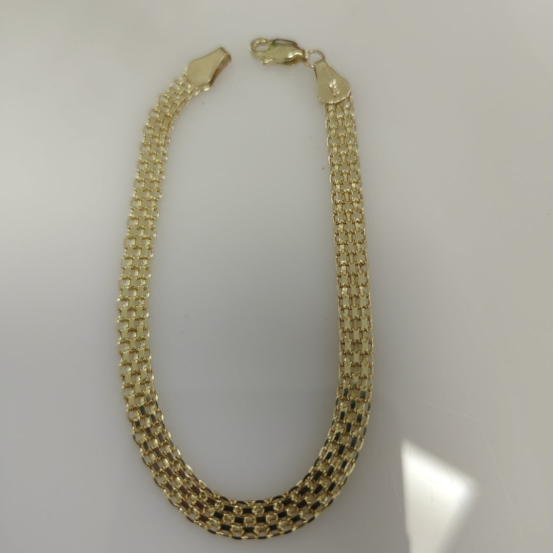 PULSERA ESPECIAL 14K 18 CM 4.6 GR (NUEVO)