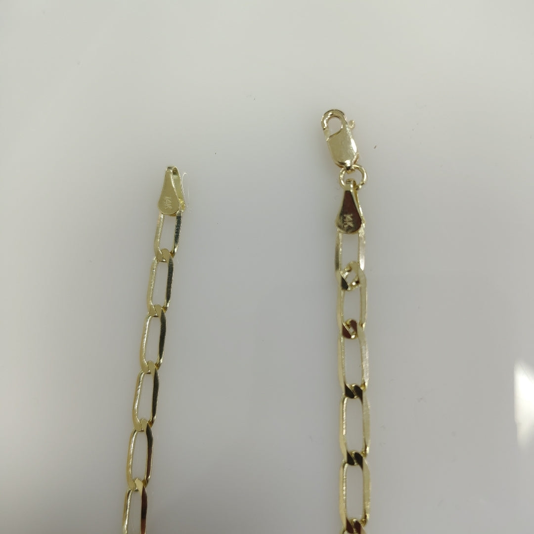 PULSERA ESLABON 14K 21 CM 4.2 GR (NUEVO)
