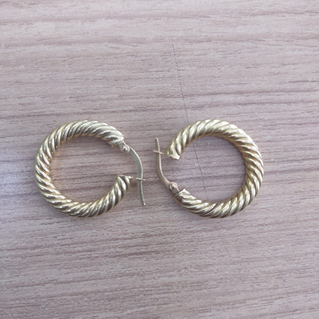 ARRACADAS PAR ORO 14 K 5 GRMS (SEMINUEVO)
