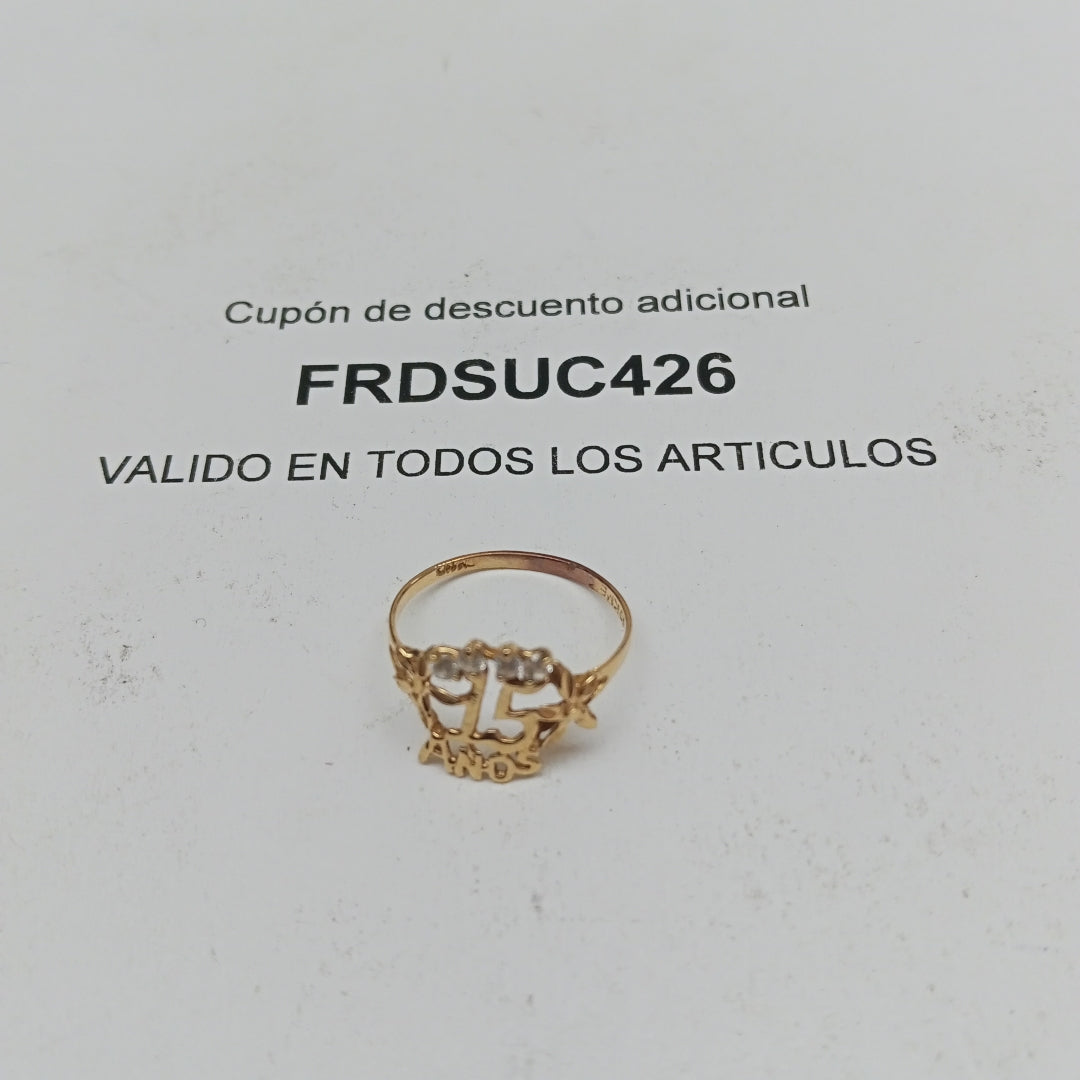 ANILLITO ORO 10 K 1,20 GRMS (SEMINUEVO)