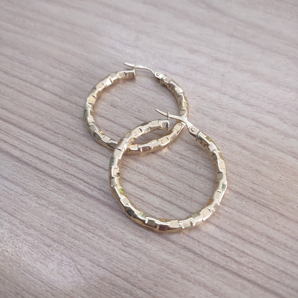 ARRACADAS PAR ORO 14 K 5 GRMS (SEMINUEVO)