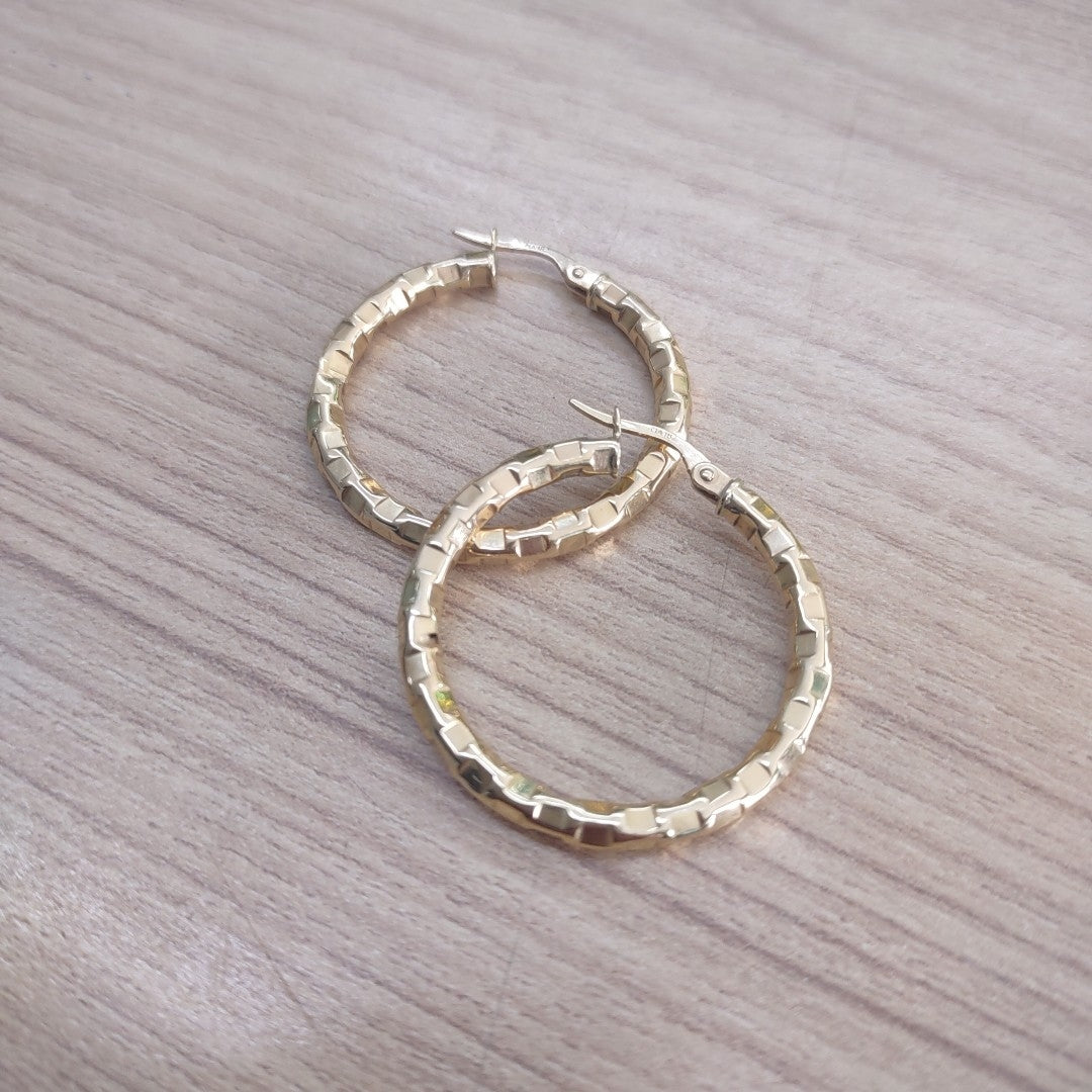 ARRACADAS PAR ORO 14 K 5 GRMS (SEMINUEVO)