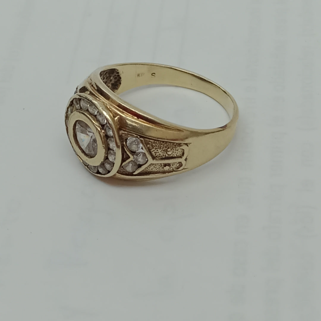 ANILLO ORO 10 K 6,60 GRMS (SEMINUEVO)