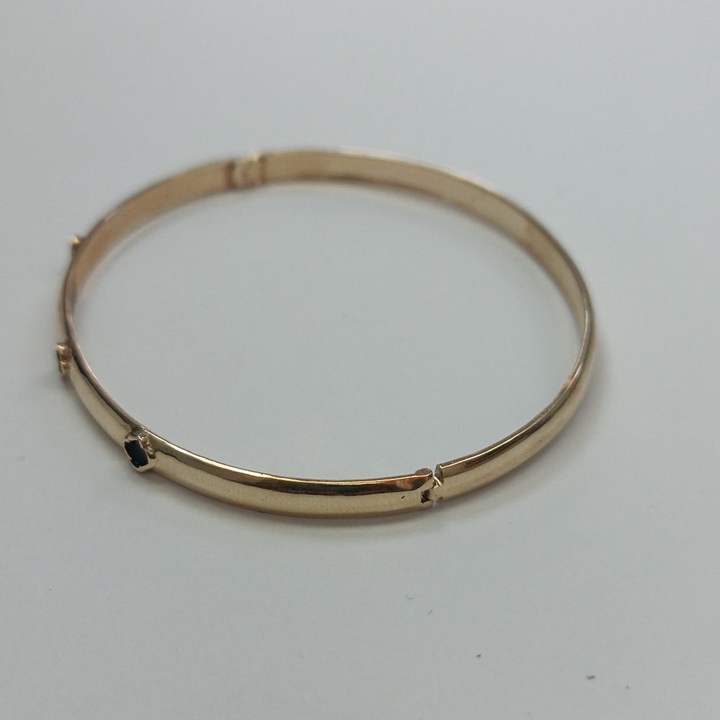 PULSERA RIGIDA ORO 14 K 7.9 GRMS (SEMINUEVO)