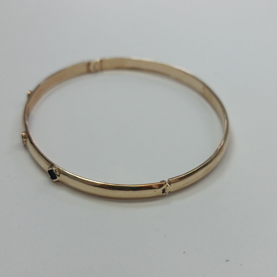 PULSERA RIGIDA ORO 14 K 7.9 GRMS (SEMINUEVO)