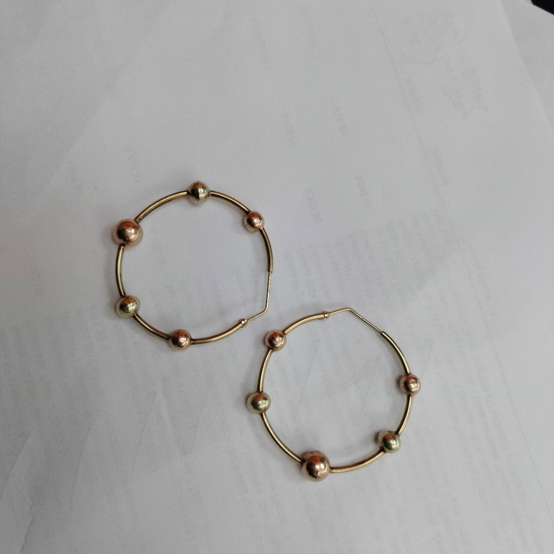 ARRACADAS PAR ORO 10 K 5,00 GRMS (SEMINUEVO)
