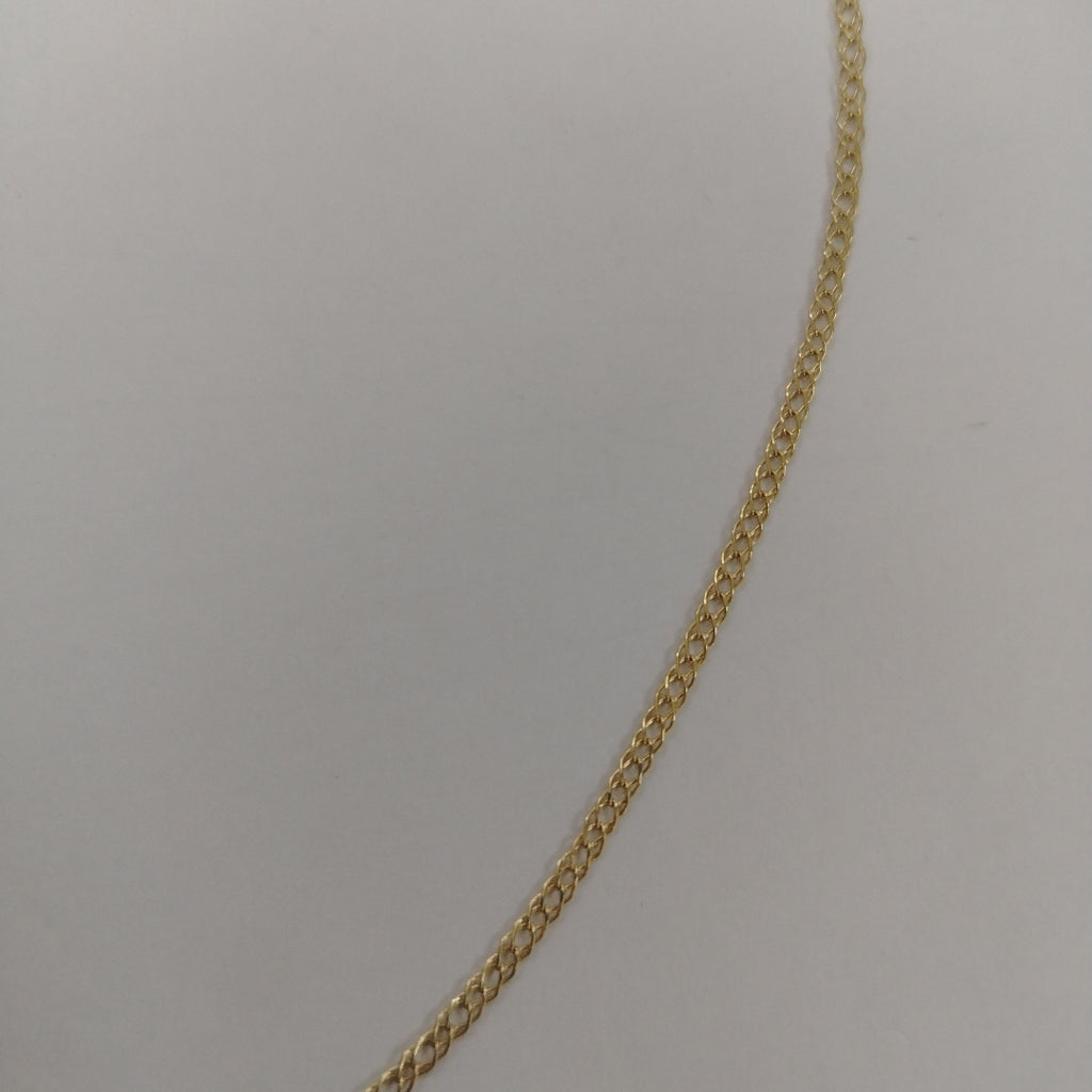 CADENA ESLABON DOBLE 10K 55 CM 4.2 GR (NUEVO)