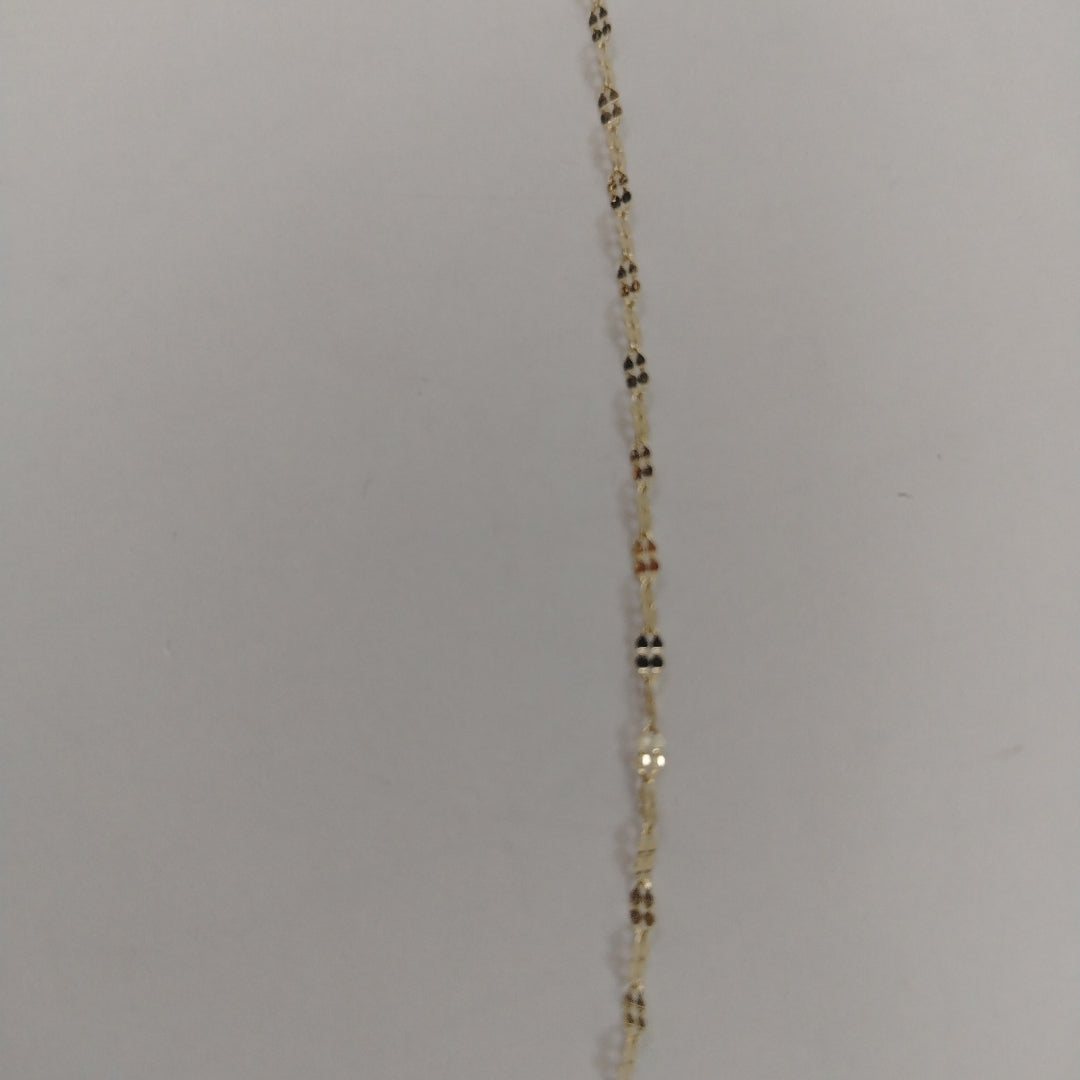 CADENA ESPECIAL 10K 55 CM 1 GR (NUEVO)