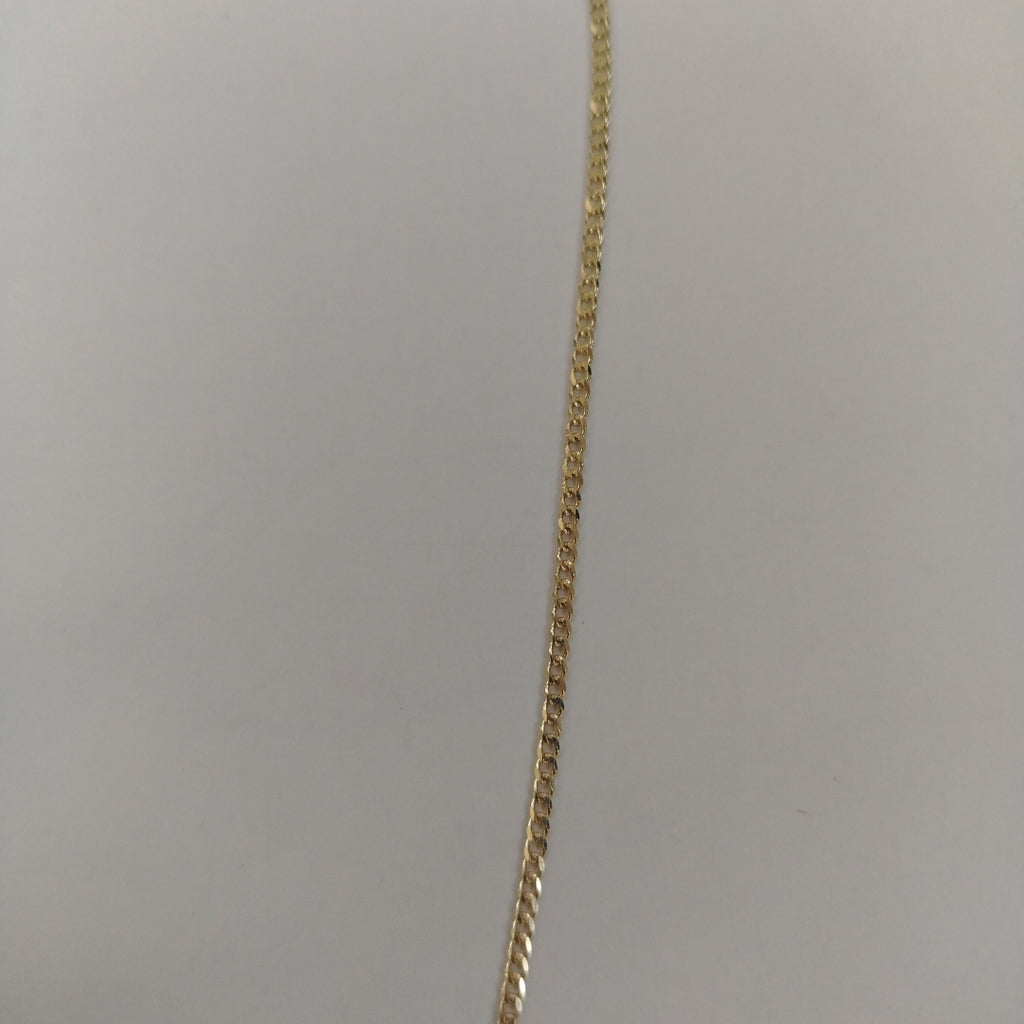 CADENAS TEJIDO BARBADA ORO 10K 50 CM 3.4 GR (NUEVO)
