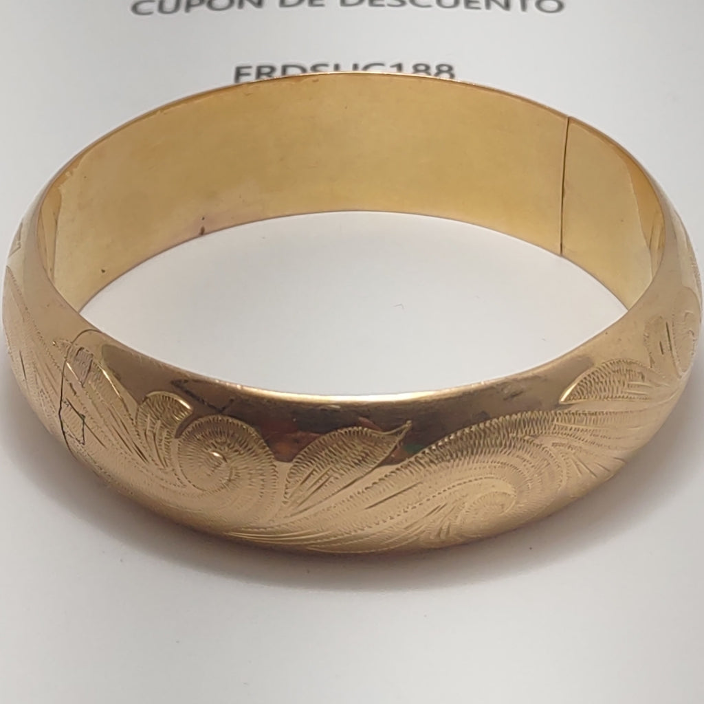 PULSERA RIGIDA ORO 18 K 72,60 GRMS (SEMINUEVO)