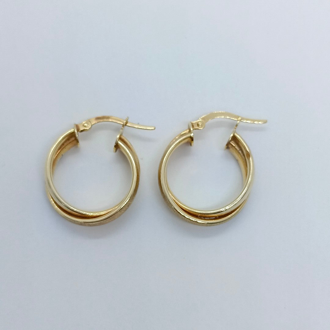 ARRACADAS PAR ORO 14 K 2,30 GRMS (SEMINUEVO)