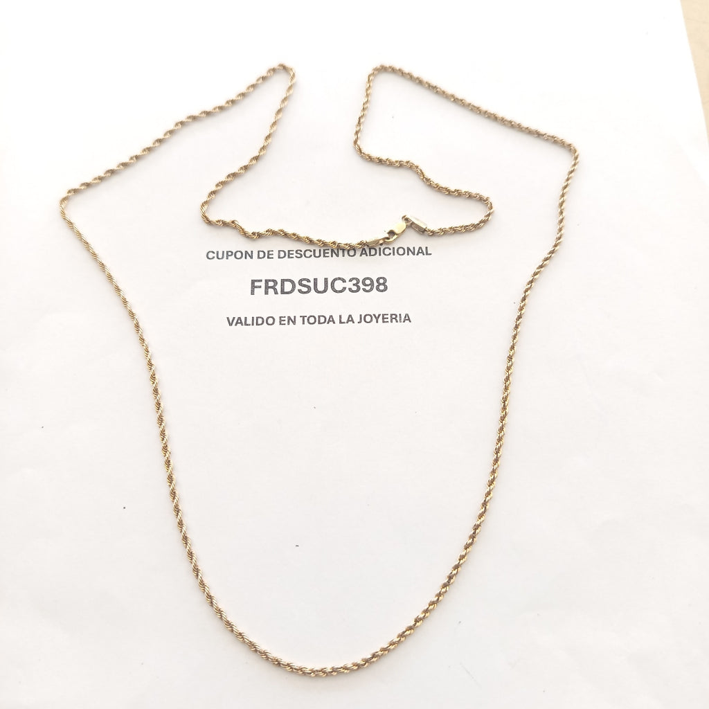 CADENA ORO 10 K 3,20 GRMS (SEMINUEVO)
