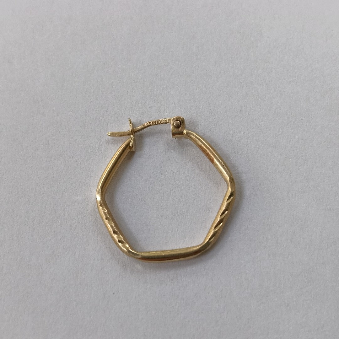 ARRACADAS PAR ORO 14 K 1.4 GRMS (SEMINUEVO)
