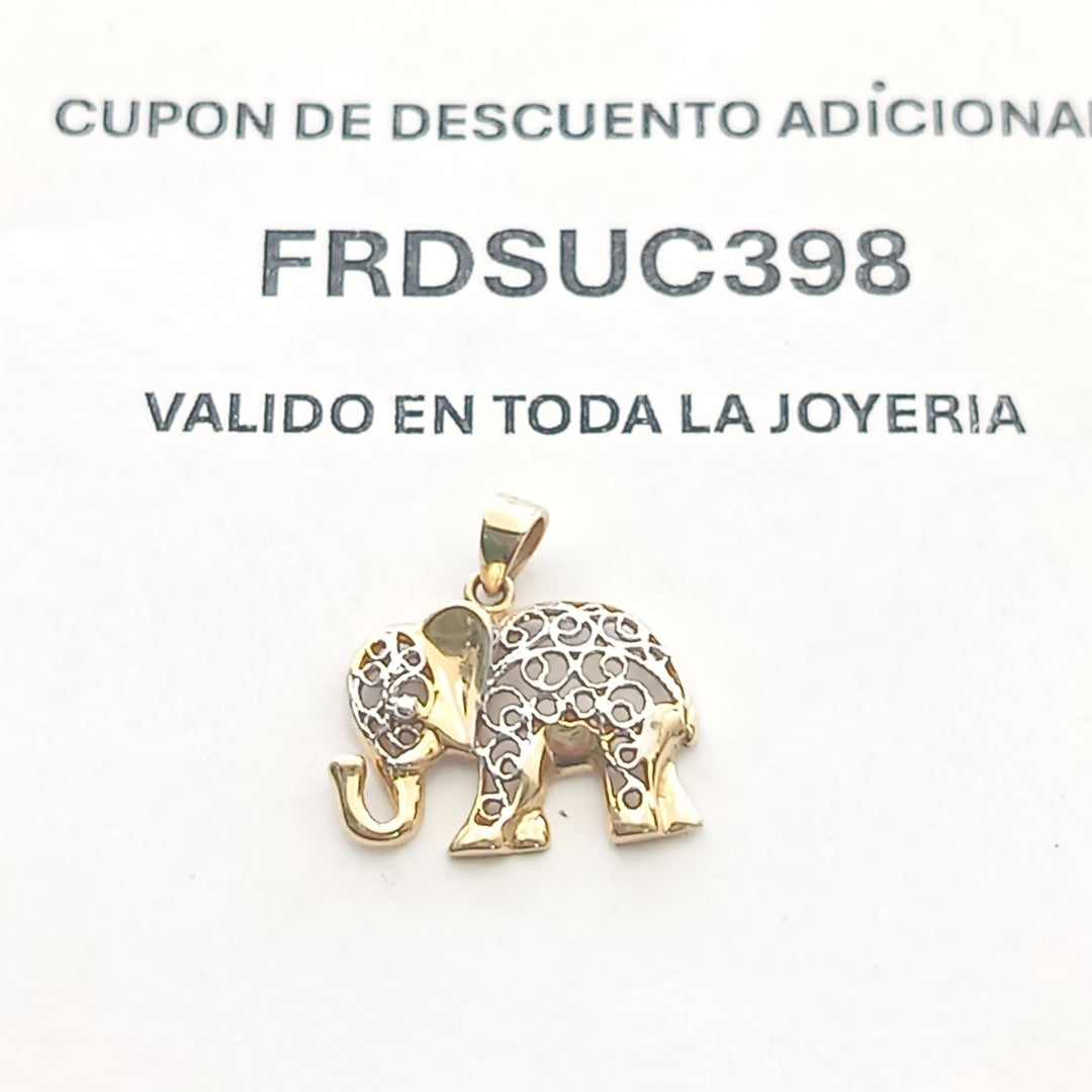 DIJE ORO,ORO COMBINADO 10 K 1,60 GRMS (SEMINUEVO)