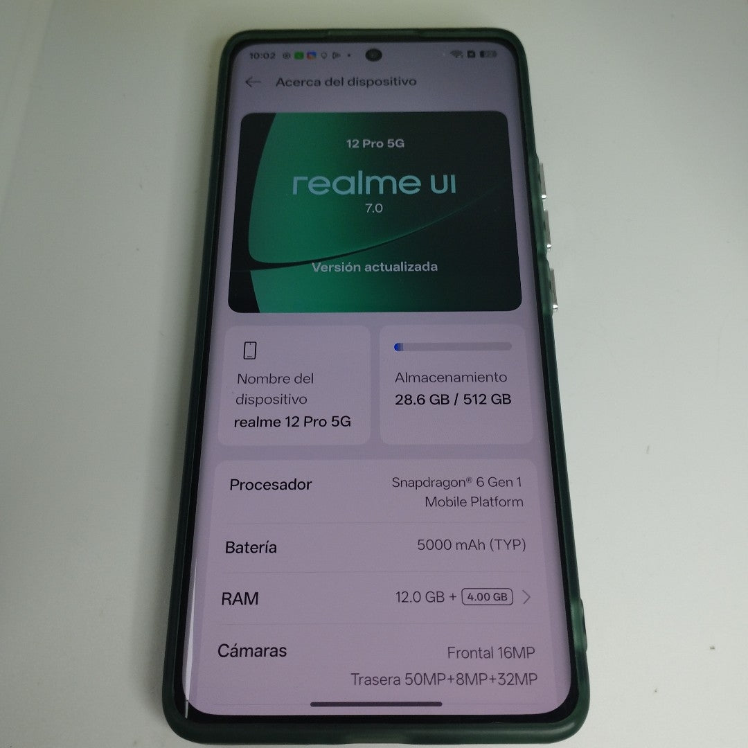 CELULAR REALME 12 PRO 5G RMX3842 512 GB 12 GB RAM (SEMINUEVO)