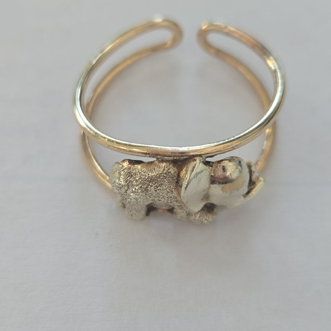 ANILLO ORO,ORO BLANCO 10 K 2,90 GRMS (SEMINUEVO)
