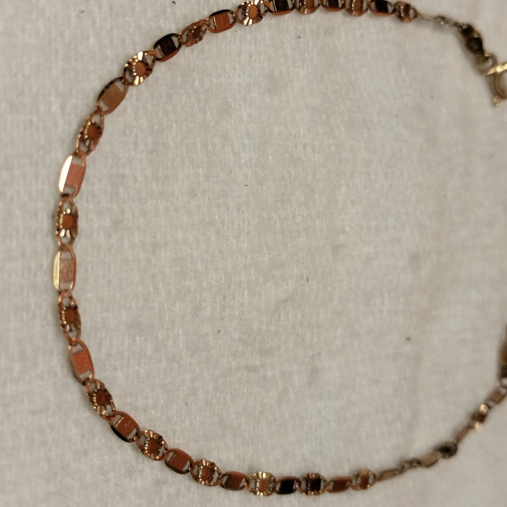 PULSERA ORO COMBINADO 10 K 1.1 GRMS (SEMINUEVO)