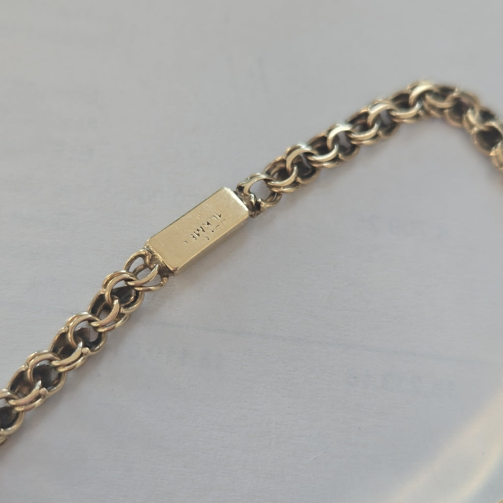 ESCLAVA ORO COMBINADO 10 K 7,10 GRMS (SEMINUEVO)