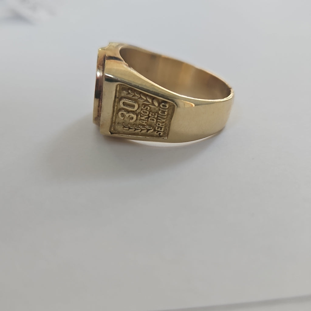 ANILLO DE GRADUACIÓN ORO 14 K 20.2 GRMS (SEMINUEVO)