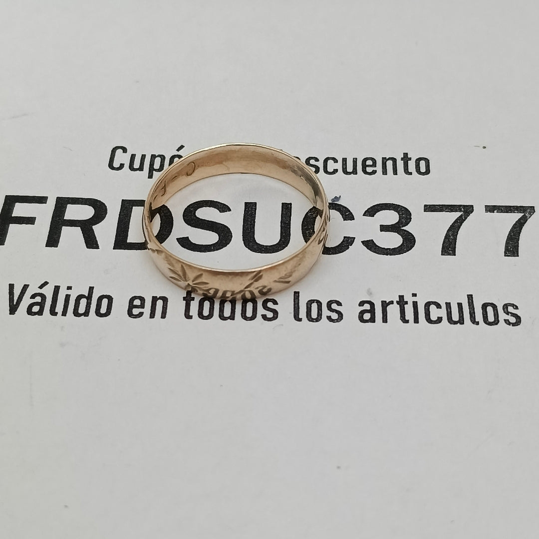 ARGOLLA ORO 8 K 1,60 GRMS (SEMINUEVO)