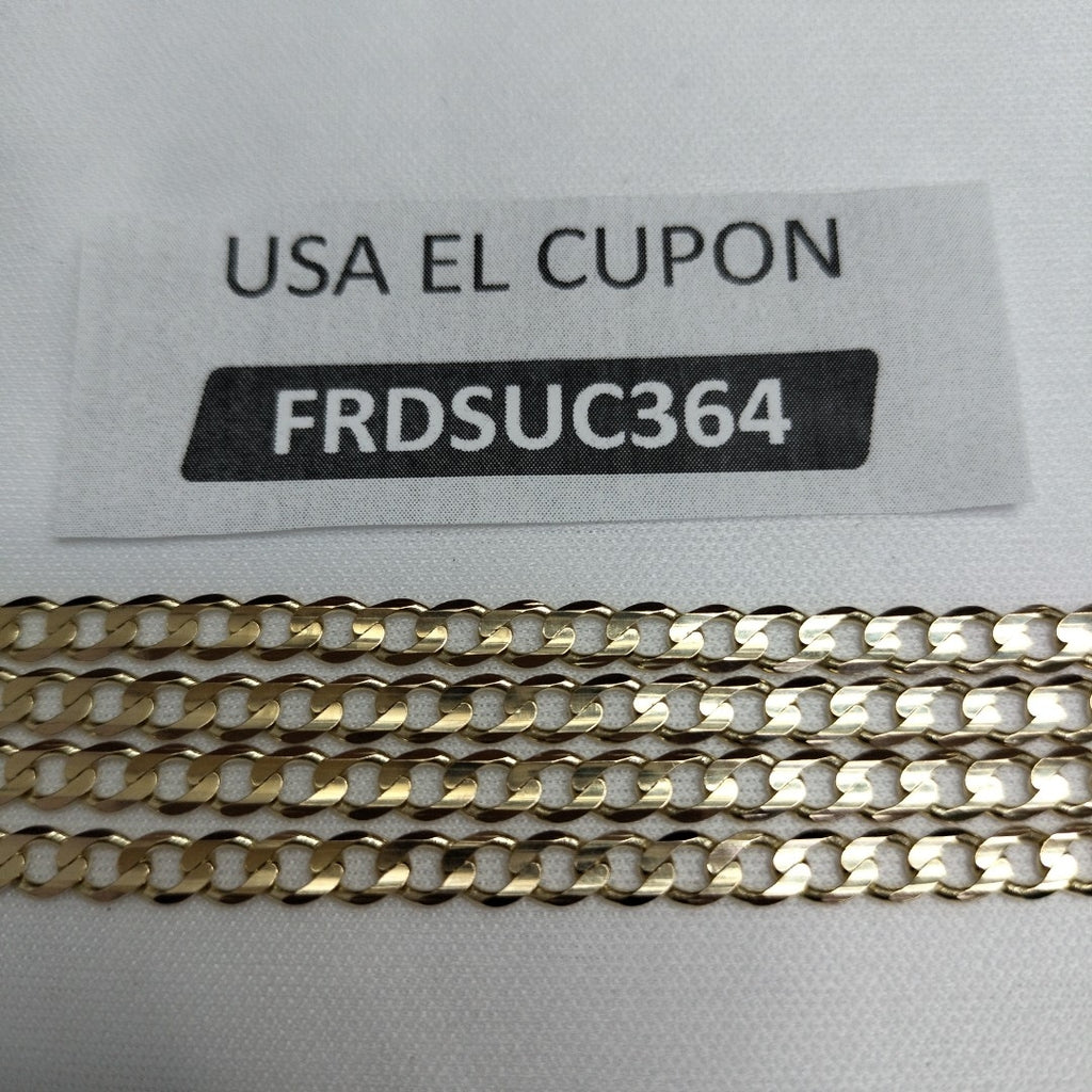 CADENA BARBADA 14K 55 CM 12.5 GR (NUEVO)