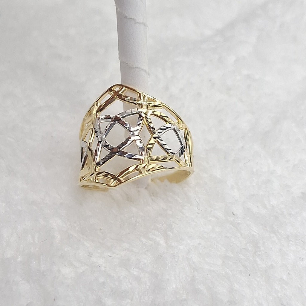 ANILLOS CON ESTRELLA CELTA 14K TALLA 7.5 2.2 GR (NUEVO)