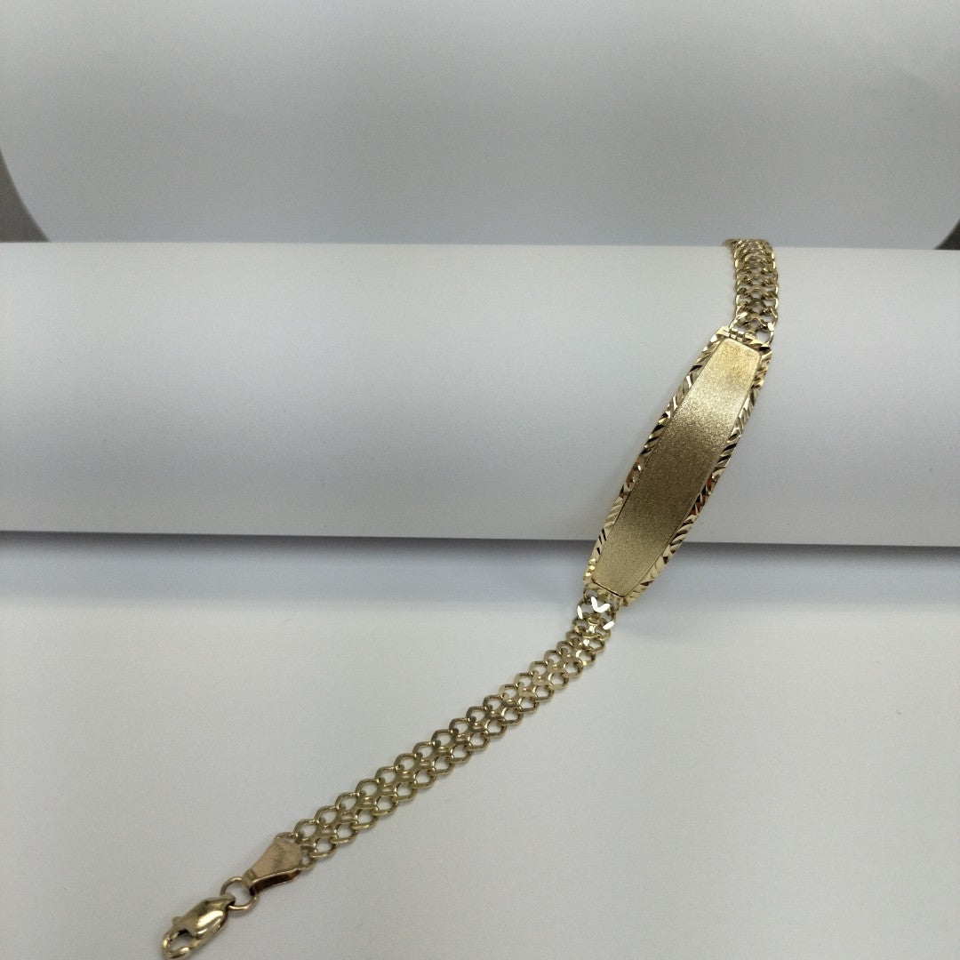 PULSERA ESCLAVA CHINO 14K 21 CM 9.9 GR (NUEVO)
