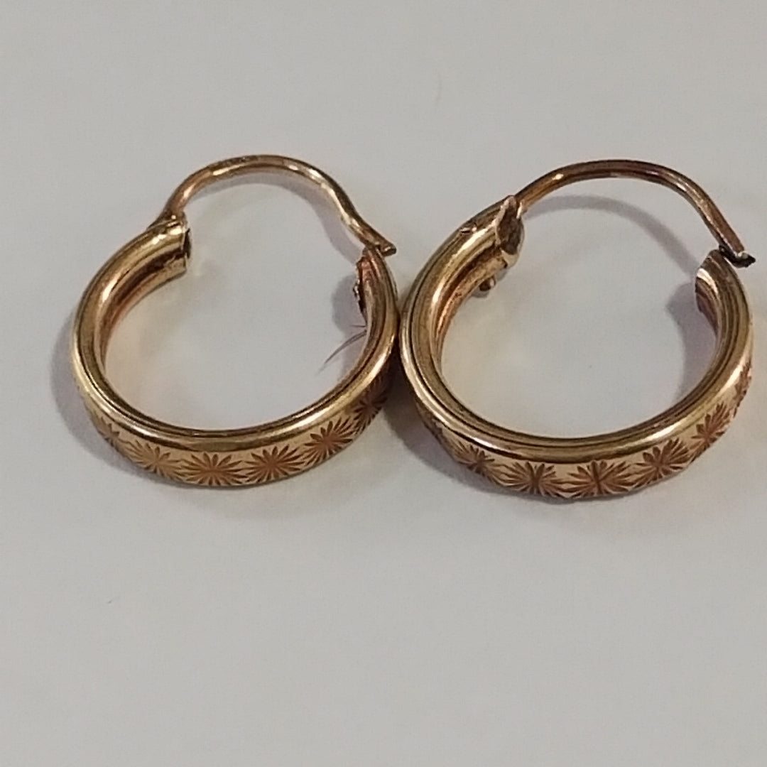 ARRACADAS PAR ORO 10 K 1.3 GRMS (SEMINUEVO)
