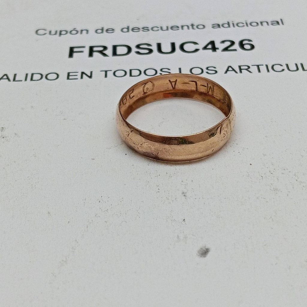 ARGOLLA ORO 10 K 1.4 GRMS (SEMINUEVO)