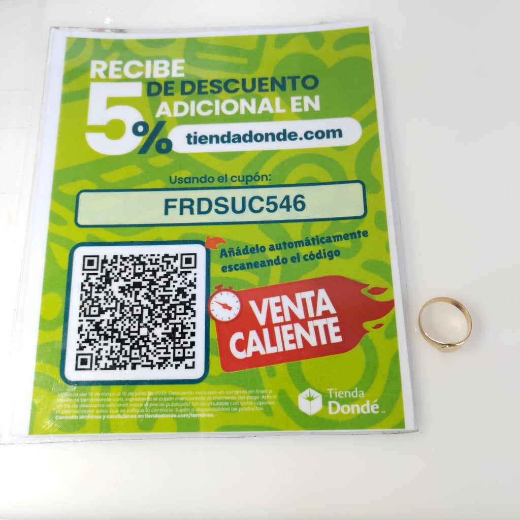 ANILLITO ORO 10 K 3.1 GRMS (SEMINUEVO)