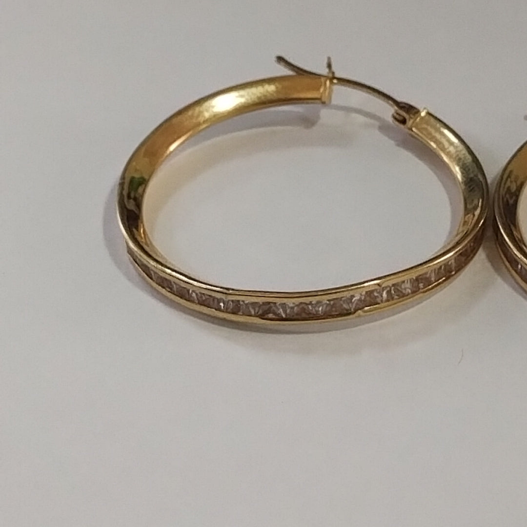 ARRACADAS PAR ORO 14 K 4.8 GRMS (SEMINUEVO)