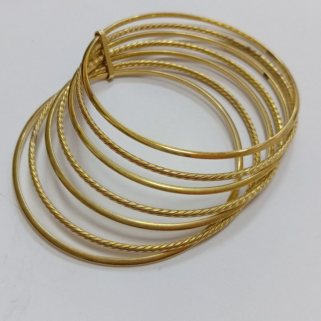 SEMANARIO DE PULSERAS ORO 14 K 11,80 GRMS (SEMINUEVO)