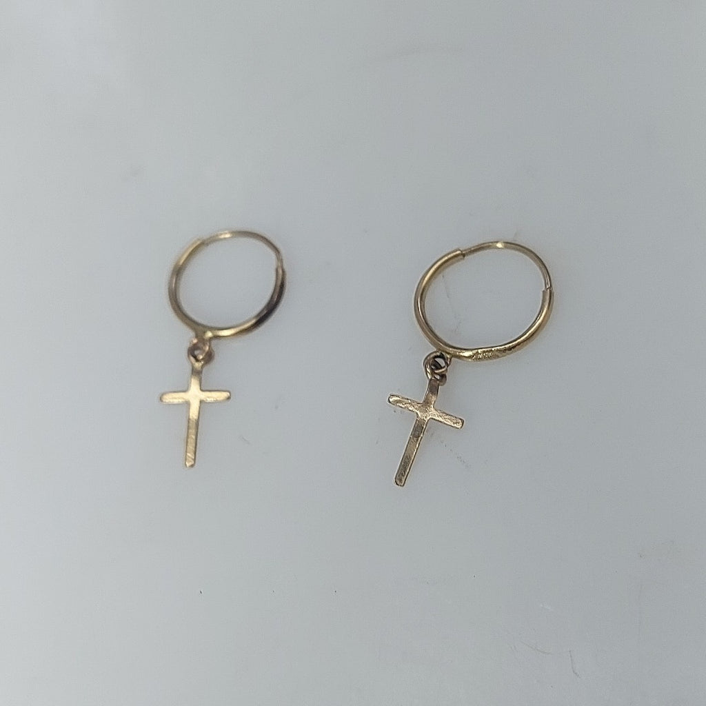 ARRACADAS PAR ORO 10 K 0.3 GRMS (SEMINUEVO)