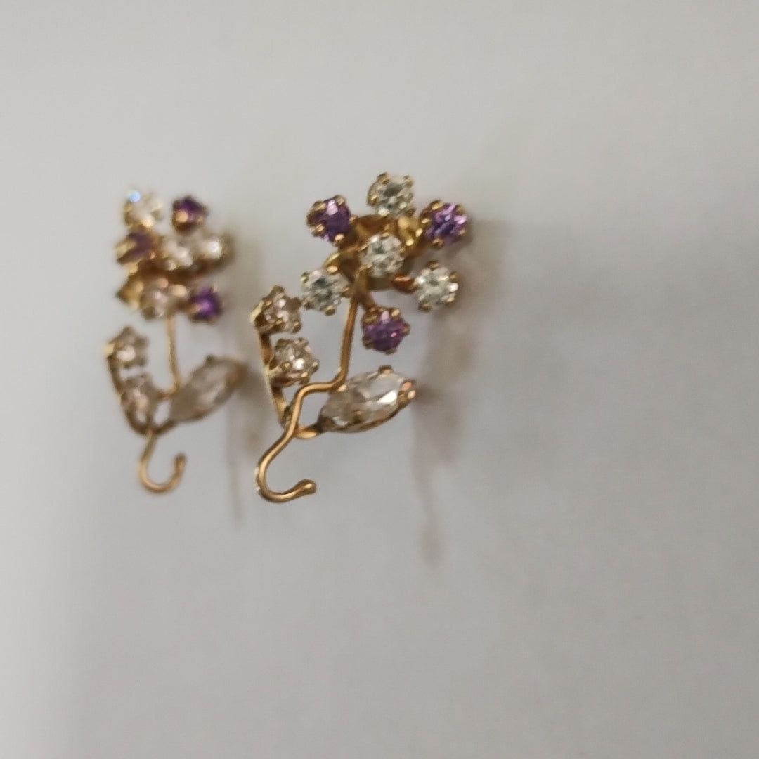 ARETES PAR ORO 10 K 1,90 GRMS (SEMINUEVO)