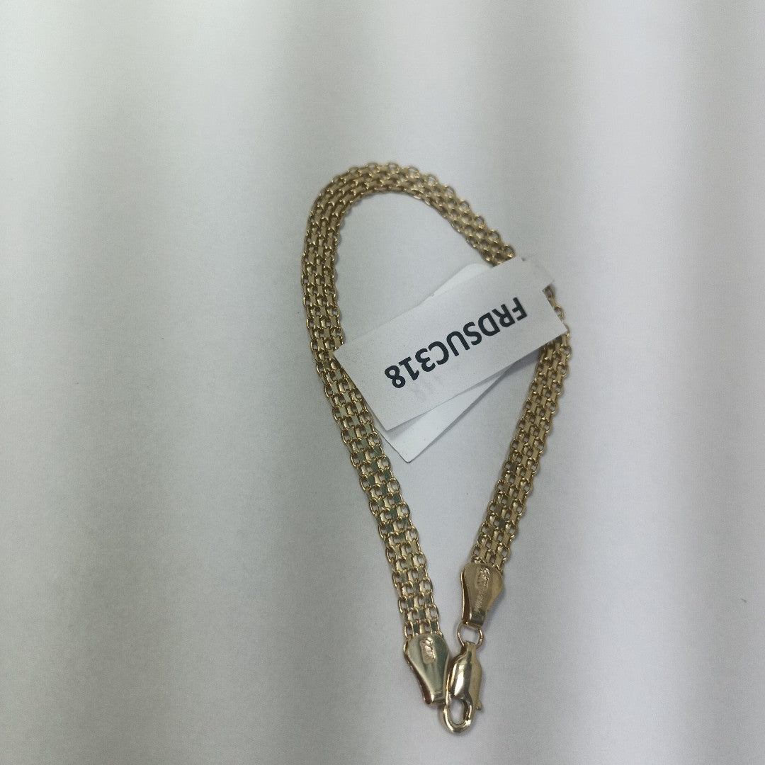 PULSERA ESPECIAL 14K 18 CM 4.6 GR (NUEVO)