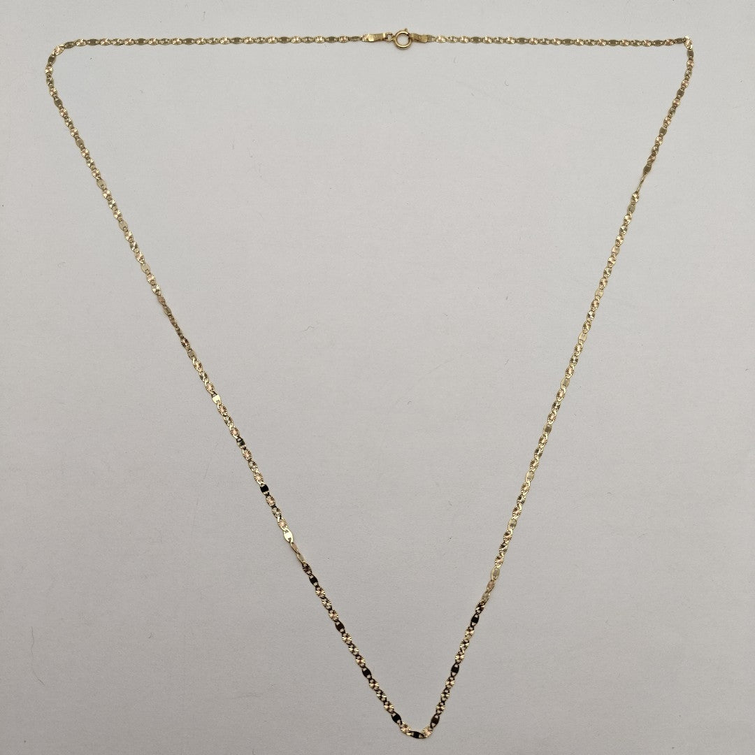 CADENA ORO COMBINADO 14 K 1,40 GRMS (SEMINUEVO)