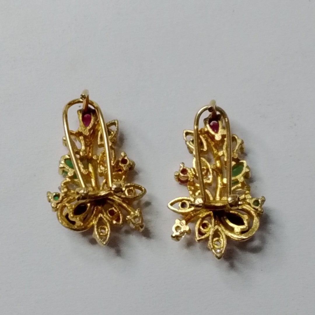 ARETES PAR ORO 14 K 4,20 GRMS (SEMINUEVO)