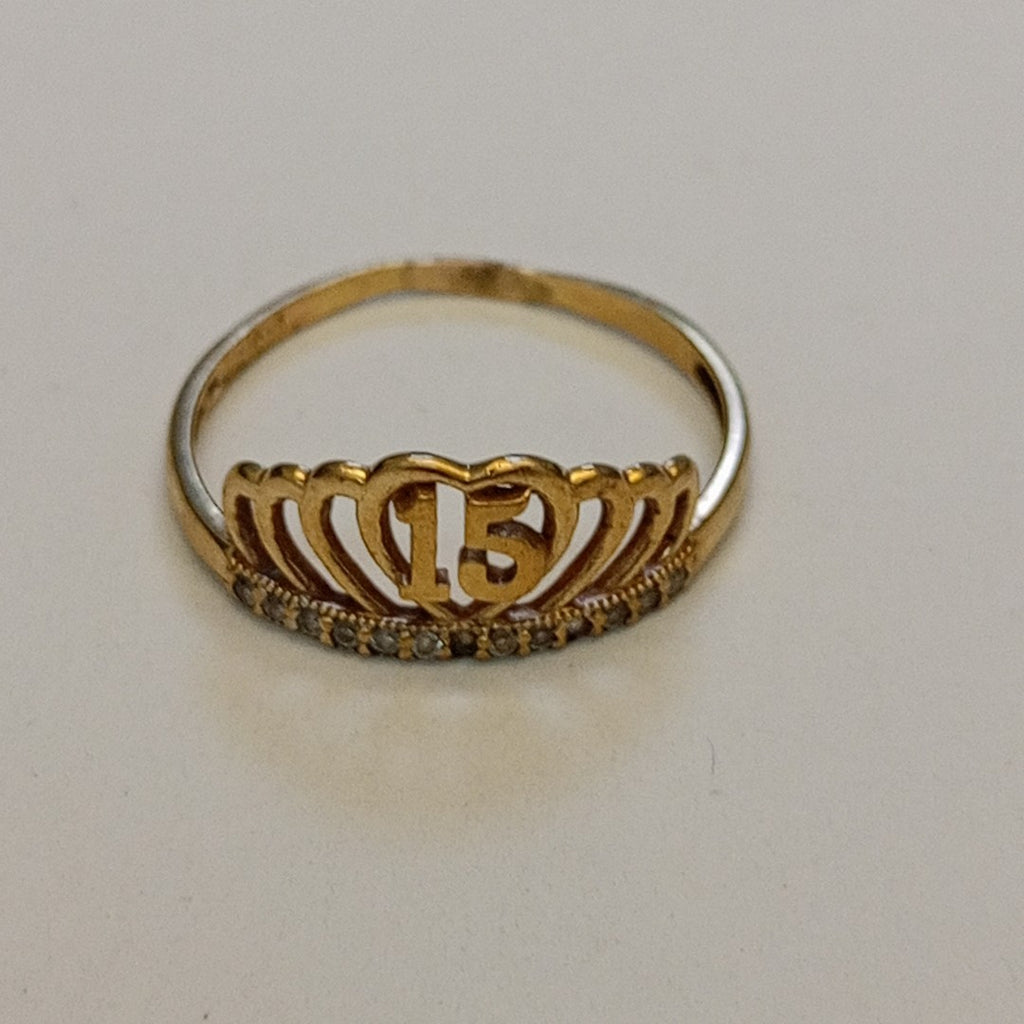 ANILLO ORO 10 K 1.7 GRMS (SEMINUEVO)