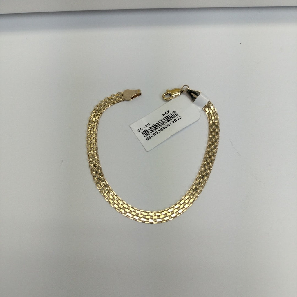 PULSERA ESPECIAL 14K 18 CM 4.4 GR (NUEVO)