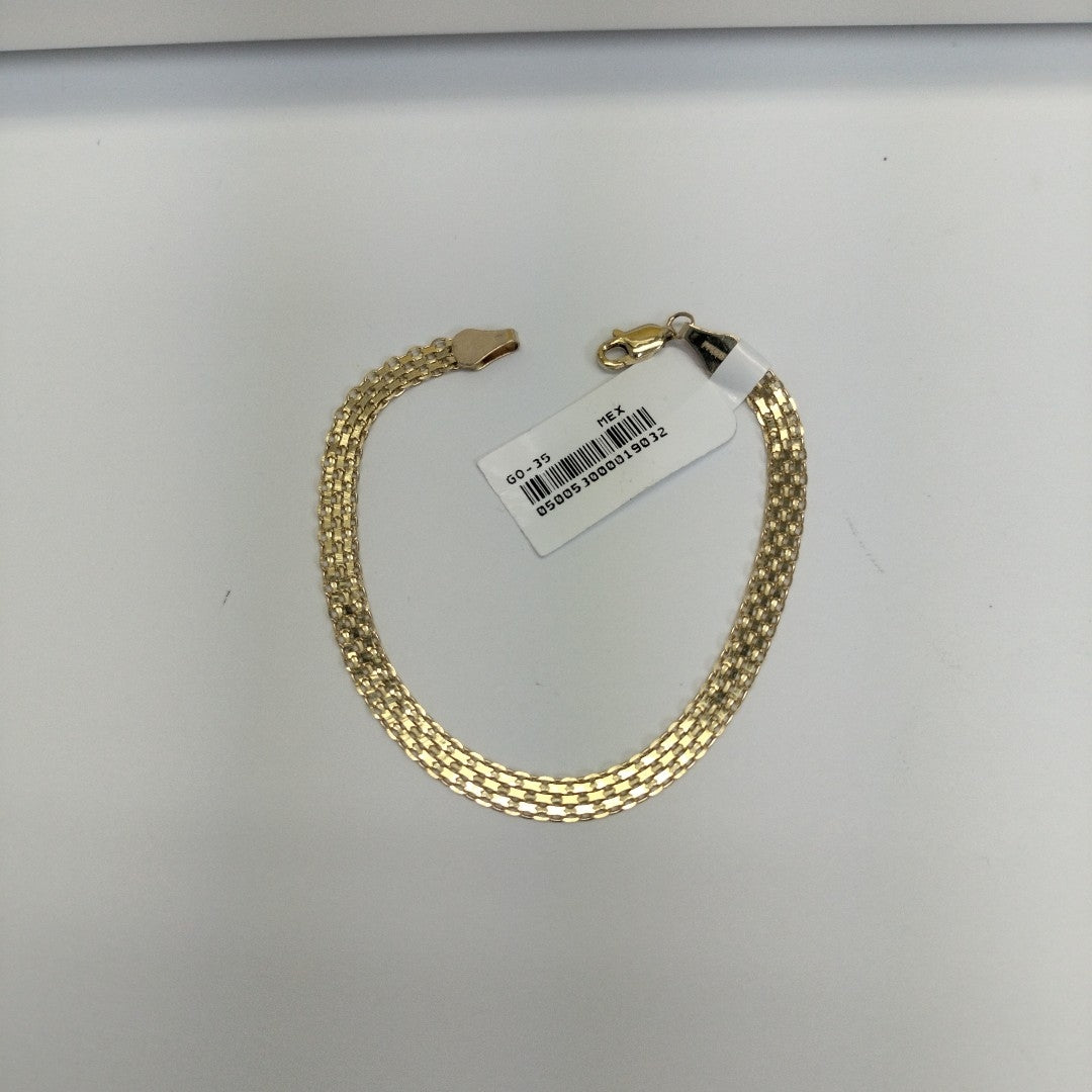 PULSERA ESPECIAL 14K 18 CM 4.4 GR (NUEVO)