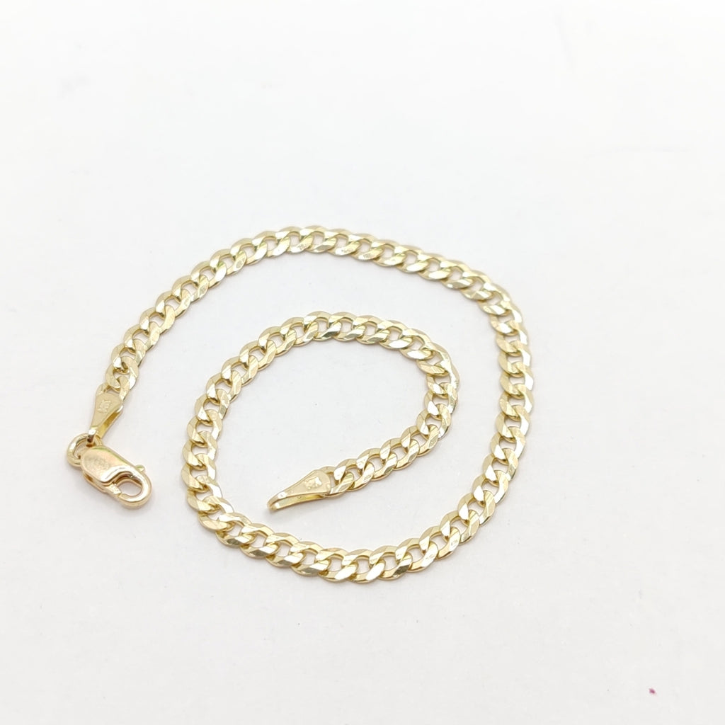 PULSERA BARBADA 14K 18 CM 3.3 GR (NUEVO)
