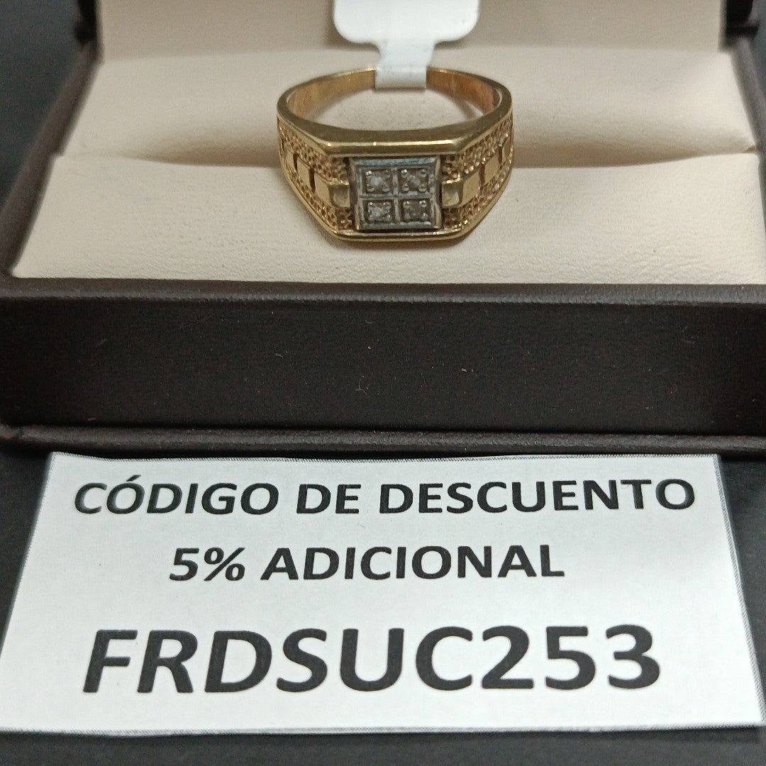 ANILLO ORO 10 K 7 GRMS (SEMINUEVO)