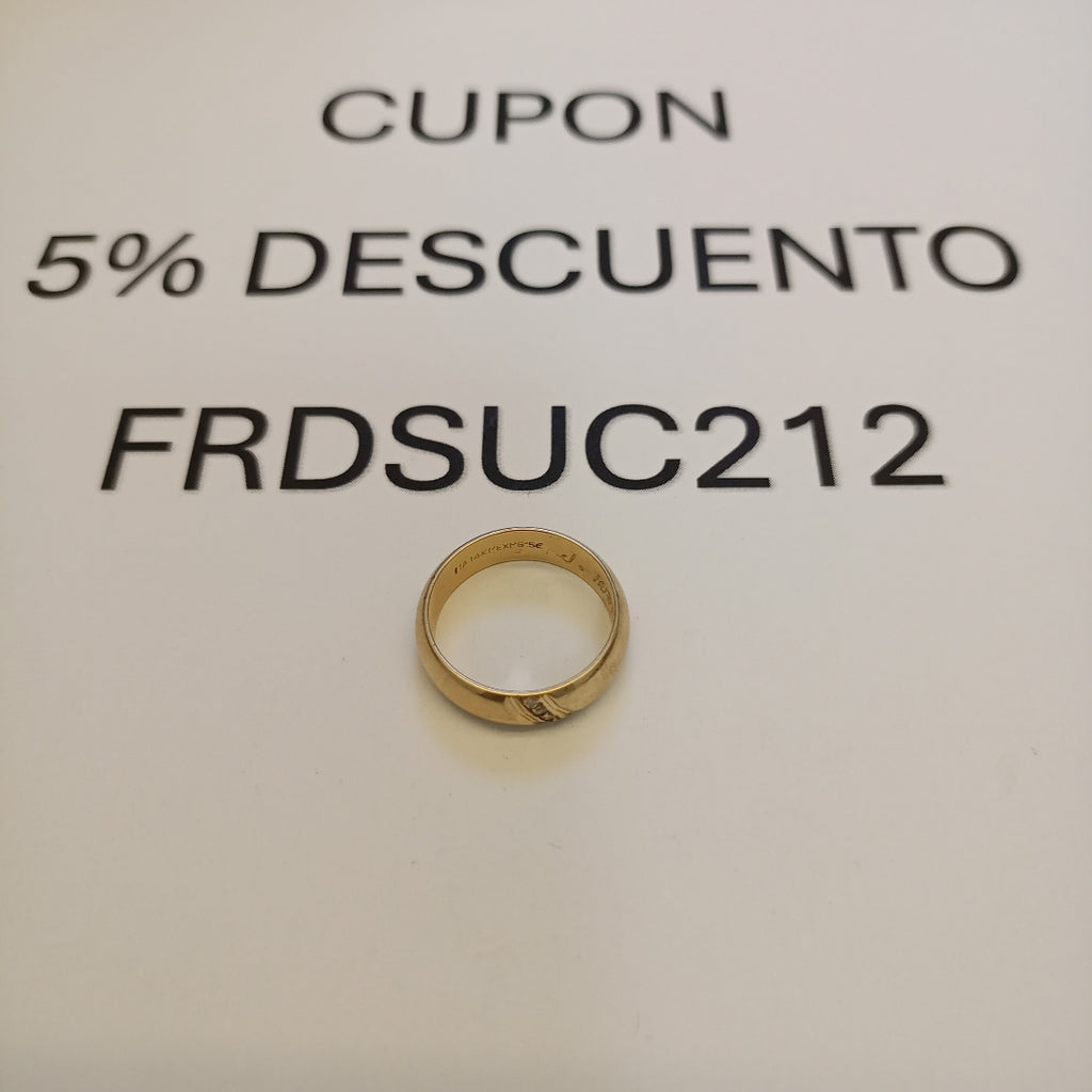 ARGOLLA ORO 14 K 5 GRMS (SEMINUEVO)