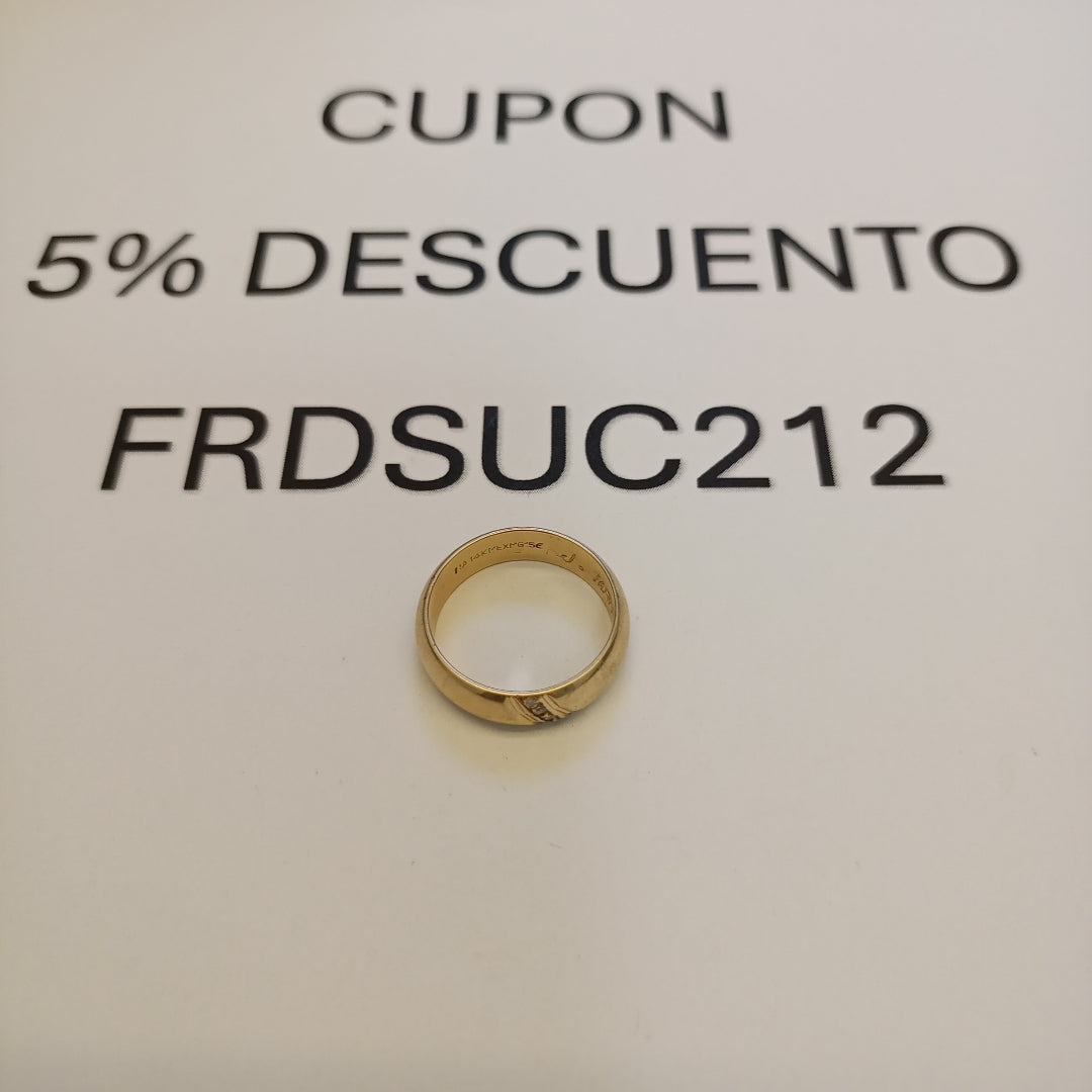 ARGOLLA ORO 14 K 5 GRMS (SEMINUEVO)
