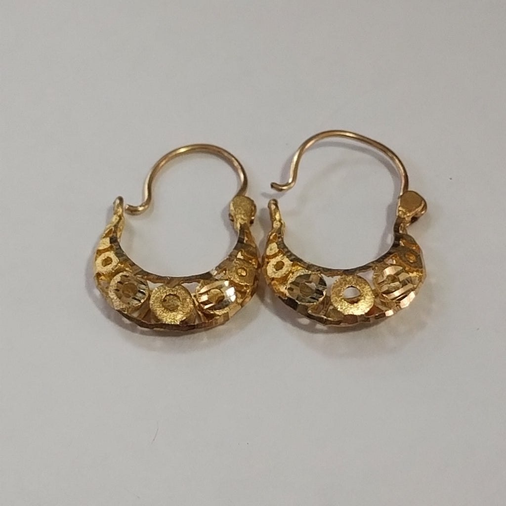 ARETES PAR ORO 10 K 1,80 GRMS (SEMINUEVO)