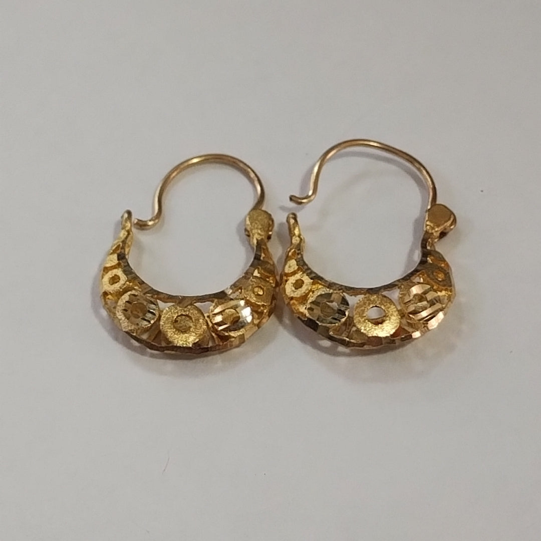ARETES PAR ORO 10 K 1,80 GRMS (SEMINUEVO)