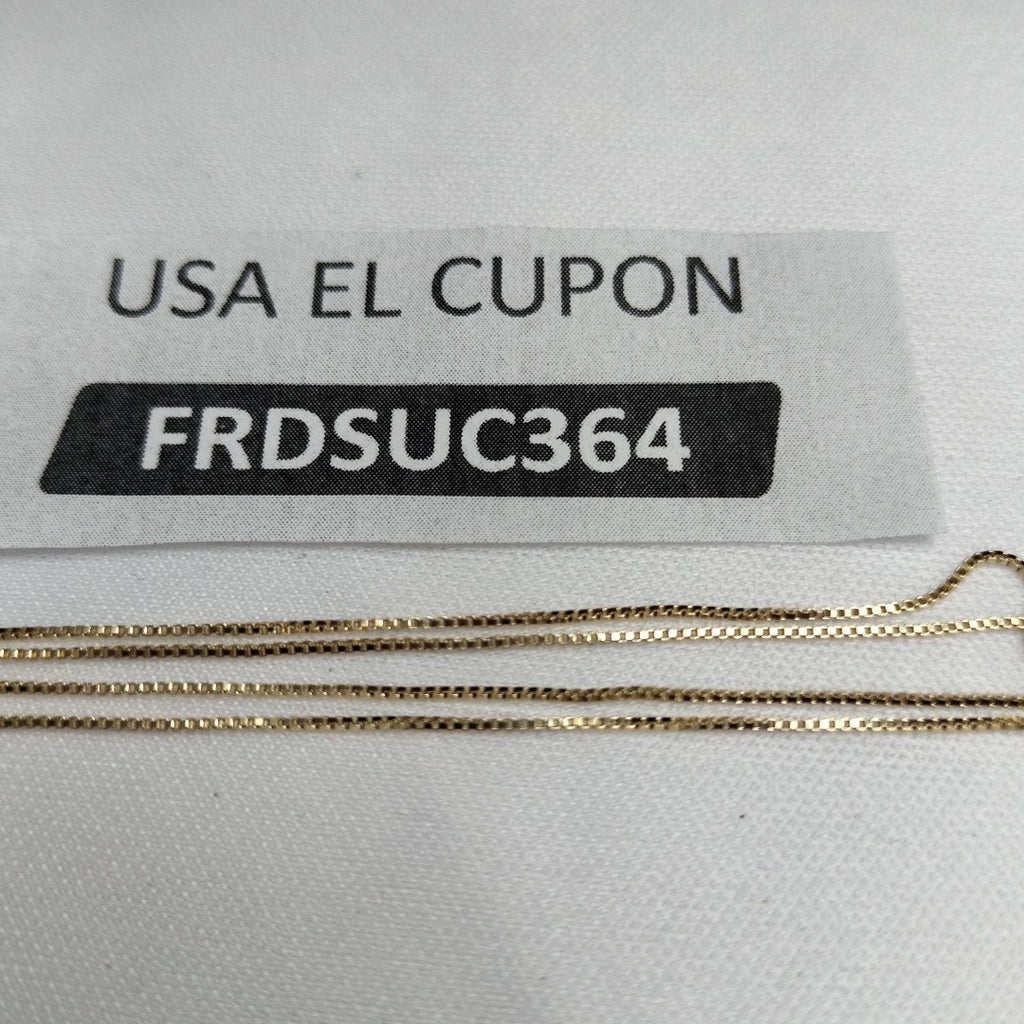 CADENA VENECIANO 14K 55 CM 1.7 GR (NUEVO)