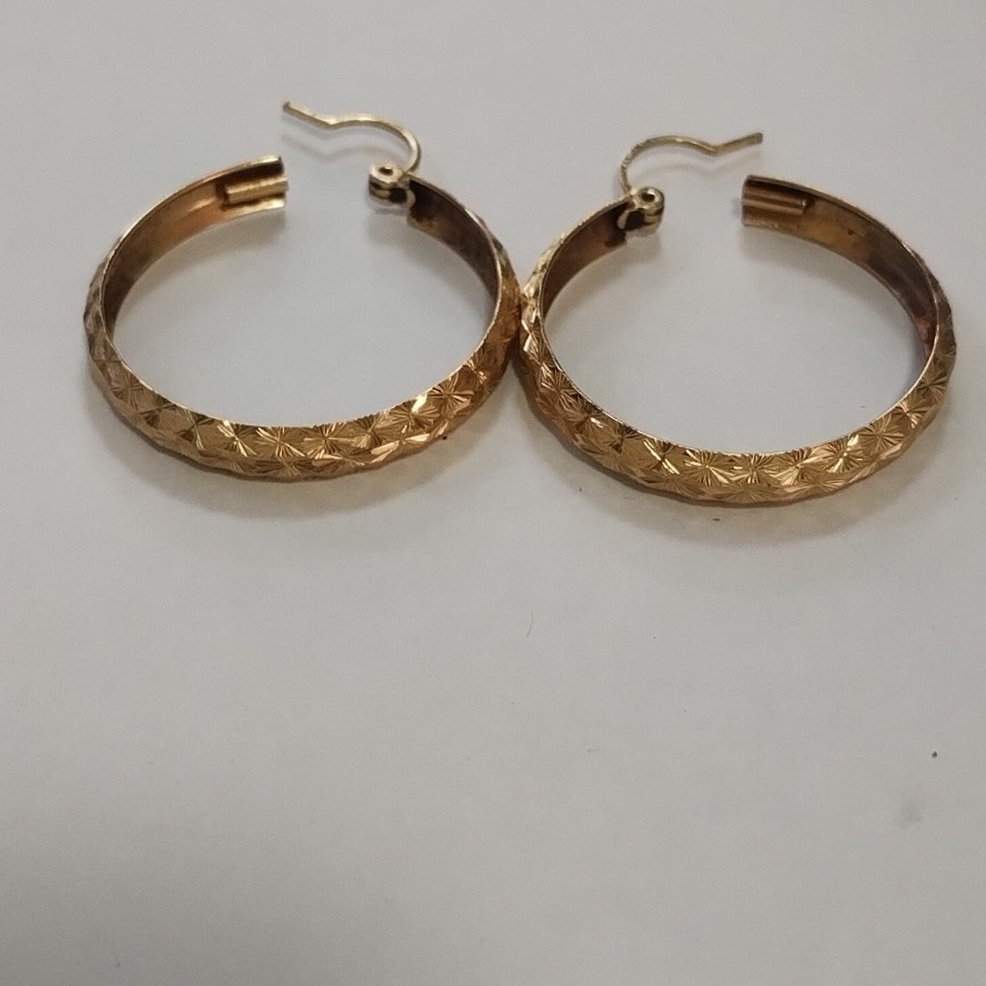 ARRACADAS PAR ORO 10 K 3.3 GRMS (SEMINUEVO)